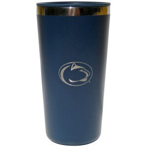 navy Hydro Flask stainless steel tumbler with Penn State Athletic Logo